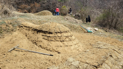 충남 예산군 분묘보수