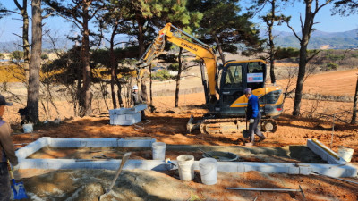 전북 고창군 가족 평장묘지  조성