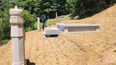 경기 안성시 묘지조성