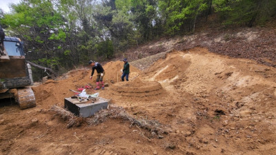 충남 아산시 사초작업