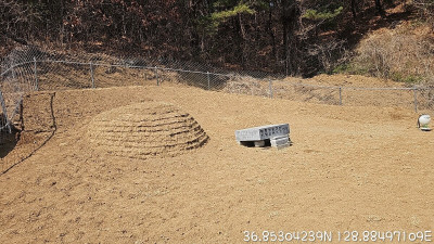 경북 봉화군 묘지 사초