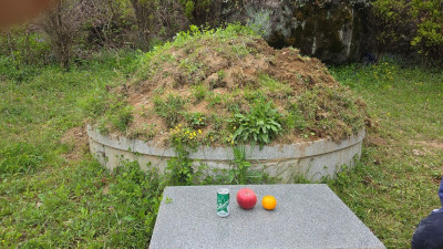 전남 구례군 묘지 사초